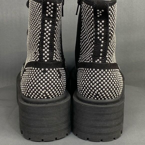 Gianni Bini Non-Stop Studded Chunky Lug Sole Platform Bootie Women size 6 (new) - Picture 5 of 10